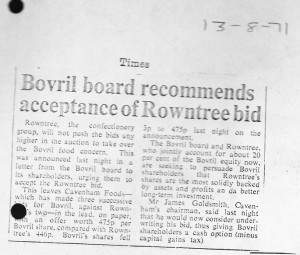 Bovril_board_recommends_acceptance_of_rowntree_bid 13_8_1971